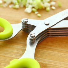 Load image into Gallery viewer, (🔥 Hot Sale-50% Off 🔥) 5 Blade Kitchen Dicing Scissors