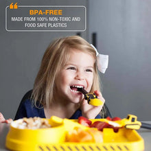 Load image into Gallery viewer, 【LAST DAY SALE】Kids' Construction Plate and Utensil Set