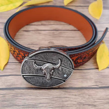 Load image into Gallery viewer, 🔥LAST DAY 50% OFF🔥Fashion Punk Genuine Leather Belt With Knife