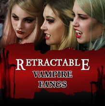 Load image into Gallery viewer, Retractable Halloween Vampire Fangs