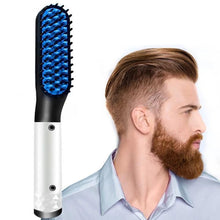Load image into Gallery viewer, Mens Hair & Beard Straightening Comb Stylizer