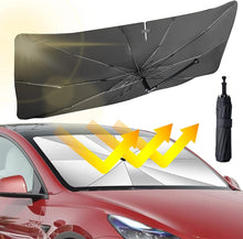 Load image into Gallery viewer, 【LAST DAY SALE】Windshield Sun Shade Umbrella - Fits every vehicle!