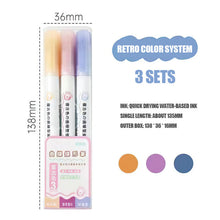 Load image into Gallery viewer, 【💖BEST GIFTS FOR KIDS】Dual Tip Pens with 6 Different Curve Shapes Fine Tips