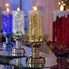 Load image into Gallery viewer, BLACK FRIDAY SALE🔥LED Christmas Candles With Pedestal