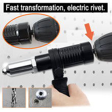 Load image into Gallery viewer, 【50% OFF】Professional Rivet Drill Adapter Kit With 4Pcs Different Matching Nozzle Bolts