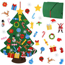 Load image into Gallery viewer, LED DIY Felt Christmas Tree - 32 Piece Set