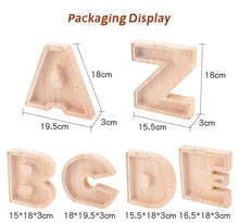 Load image into Gallery viewer, π₯ Last Day Promotion - Wooden Letter Piggy Bank - Gift For Kids