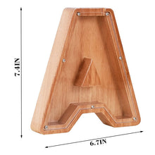 Load image into Gallery viewer, π₯ Last Day Promotion - Wooden Letter Piggy Bank - Gift For Kids