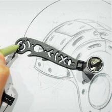 Load image into Gallery viewer, Mandala Drawing Ruler/Protractor