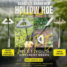 Load image into Gallery viewer, 50% OFF All-Steel Hardened Hollow Hoe