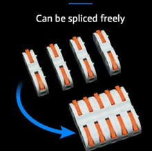 Load image into Gallery viewer, Push-In Terminal Block Wire Connector