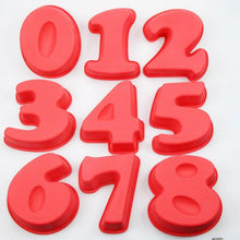 Load image into Gallery viewer, Numerical Cake Shape Molder