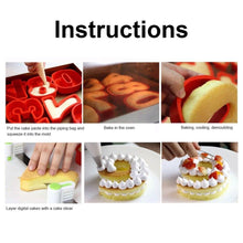 Load image into Gallery viewer, Numerical Cake Shape Molder