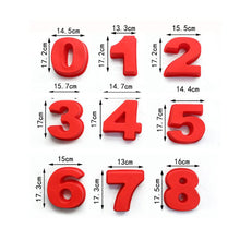 Load image into Gallery viewer, Numerical Cake Shape Molder