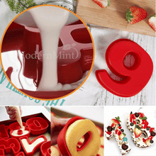Load image into Gallery viewer, Numerical Cake Shape Molder