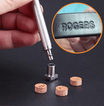 Load image into Gallery viewer, Leathercraft Letter Stamp Kit