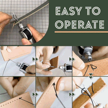 Load image into Gallery viewer, 5 Piece Leather Sewing Repair Kit