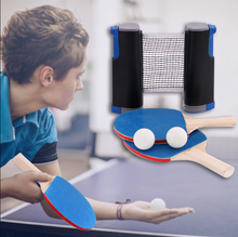 Load image into Gallery viewer, Portable Table Tennis Set