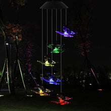 Load image into Gallery viewer, 50% OFF LED Solar Powered Butterfly Wind Chimes
