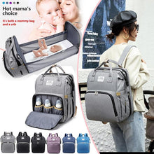 Load image into Gallery viewer, Ultimate Baby Bag (With Foldable Crib)