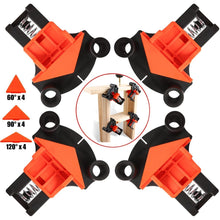 Load image into Gallery viewer, Professional Corner Clamp Set (4 Pieces + Free 60° & 120° Heads)