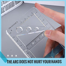 Load image into Gallery viewer, Multifunction Drawing Ruler