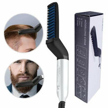 Load image into Gallery viewer, Mens Hair & Beard Straightening Comb Stylizer