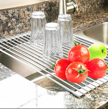 Load image into Gallery viewer, Portable Rolling Dish Rack