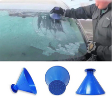 Load image into Gallery viewer, Ice Scraping Windshield Cone & Wiper Fluid Funnel