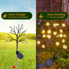 Load image into Gallery viewer, 【LAST DAY SALE】Waterproof Cherry Blossom Solar Garden Lights
