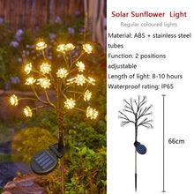 Load image into Gallery viewer, 【LAST DAY SALE】Waterproof Cherry Blossom Solar Garden Lights
