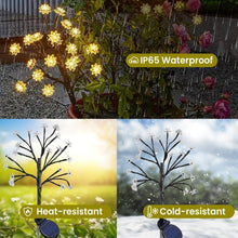 Load image into Gallery viewer, 【LAST DAY SALE】Waterproof Cherry Blossom Solar Garden Lights
