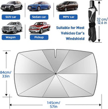 Load image into Gallery viewer, 【LAST DAY SALE】Windshield Sun Shade Umbrella - Fits every vehicle!
