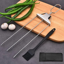 Load image into Gallery viewer, 【LAST DAY SALE】Stainless Non-Stick 3 Way Grill Skewer
