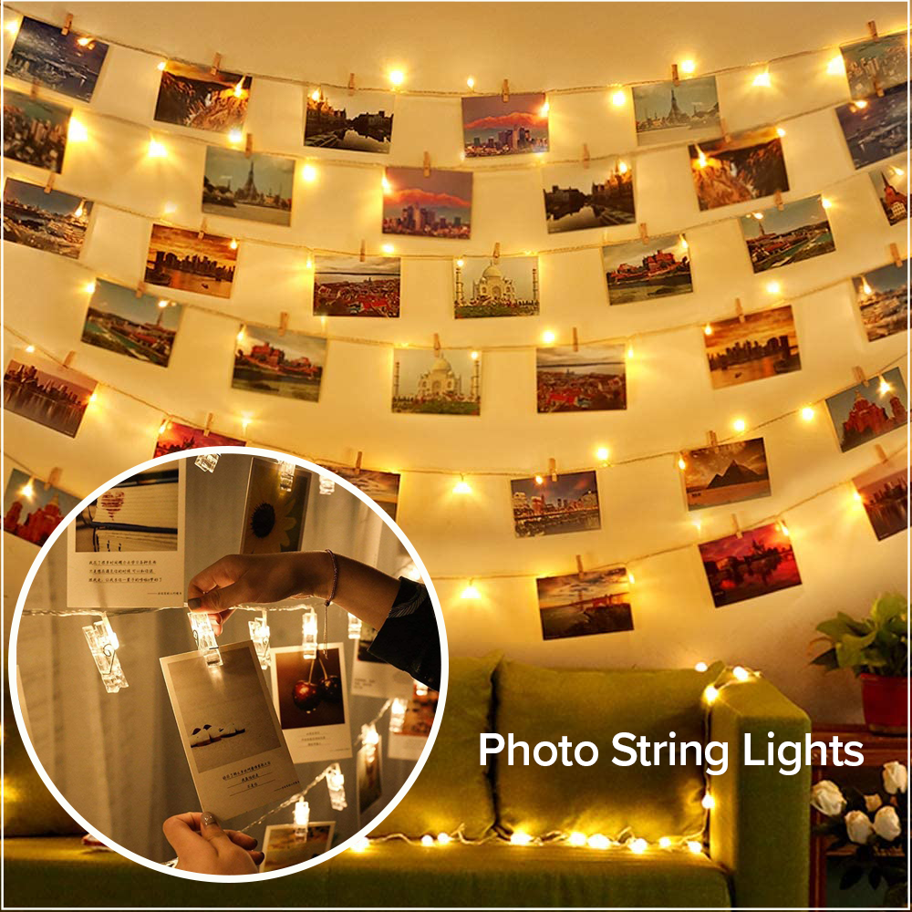 【🎅EARLY CHRISTMAS SALE🎅】Photograph String Lights LED Clips – CraftyUplift