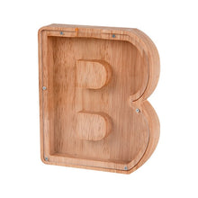 Load image into Gallery viewer, 🔥 Last Day Promotion - Wooden Letter Piggy Bank - Gift For Kids
