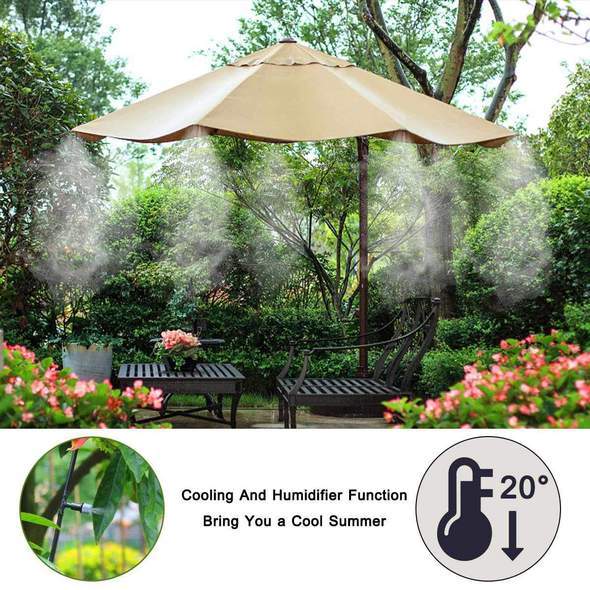 Adjustable Garden Mist Cooling System - 5M/10M/25M