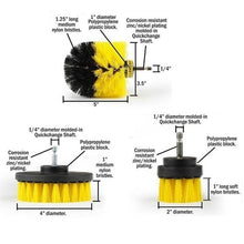 Load image into Gallery viewer, 【63% OFF】Drill Brush Scrubber - 3 Piece Set
