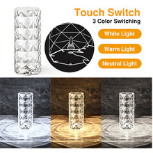 Load image into Gallery viewer, 【LAST DAY SALE】Touch Control Rose Crystal Lamp
