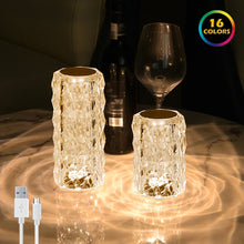 Load image into Gallery viewer, 【LAST DAY SALE】Touch Control Rose Crystal Lamp
