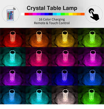 Load image into Gallery viewer, 【LAST DAY SALE】Touch Control Rose Crystal Lamp
