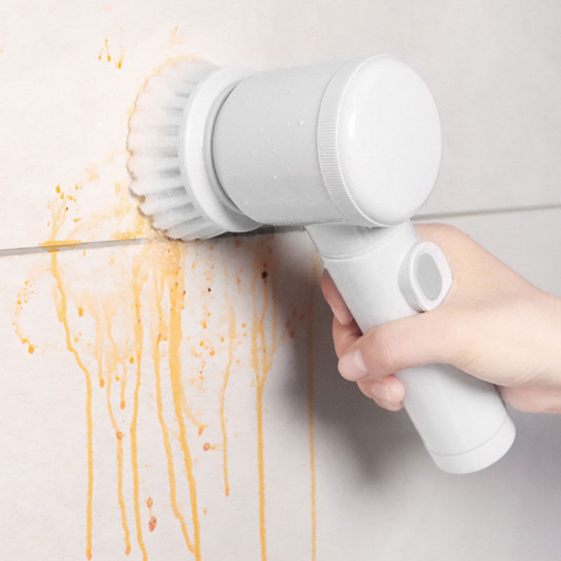 【🔥SALE - 50% OFF🔥】Handheld Electric Scrub Brush - 3 Heads Included!