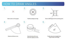 Load image into Gallery viewer, Mandala Drawing Ruler/Protractor
