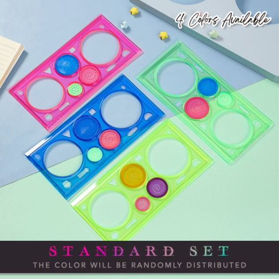 Spirograph Geometric Ruler Sets