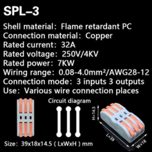 Load image into Gallery viewer, Push-In Terminal Block Wire Connector
