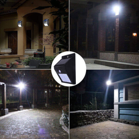 Ultra-Bright Wireless Solar Motion Sensor Floodlights