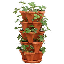 Load image into Gallery viewer, Flower Tower™ Vertical Stacking Plant Pots
