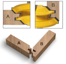 Load image into Gallery viewer, 45 Degree Lock Miter Router Bit
